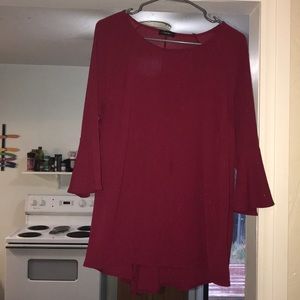 Red sparkly top